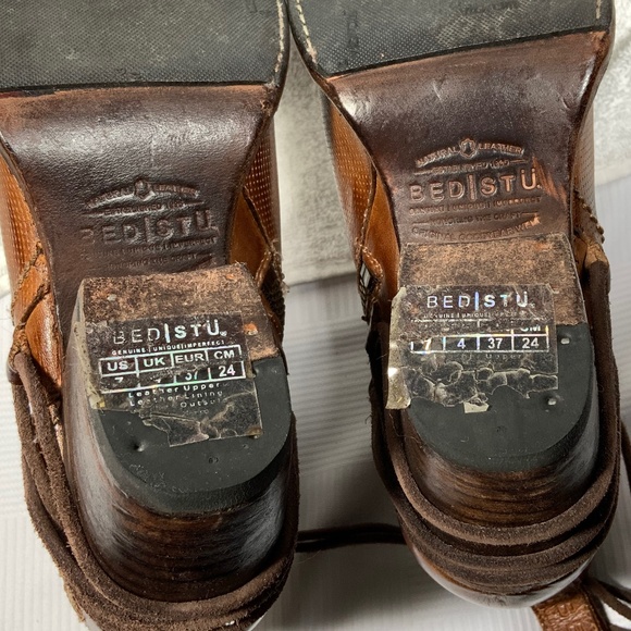 Like New Bed Stü Blaire Cobbler Heeled Boots - SZ 7 - Picture 10 of 16